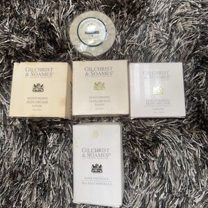 Lot Of 5 Gilchrist & Soames Oatmeal & Moisturizing Skincare Bar Sea Salt Mineral